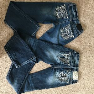 Miss me jeans and wired heart jeans! Girls 10